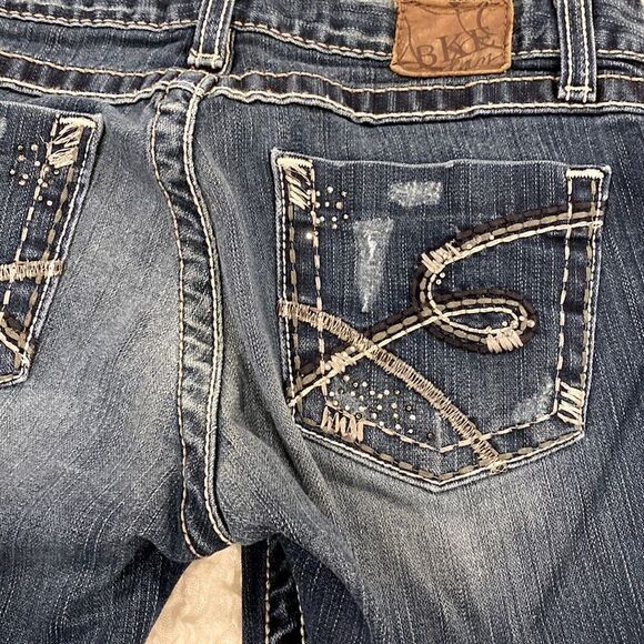 BKE Stella Stretch Denim Jean Crop Pants Size 28 - Picture 5 of 7